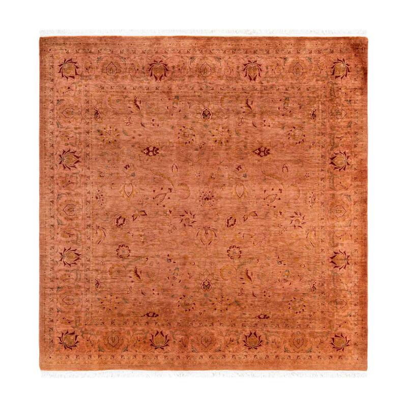 Overdyed One-of-a-Kind Hand-Knotted Area Rug - Pink - 6' 2" x 6' 3"