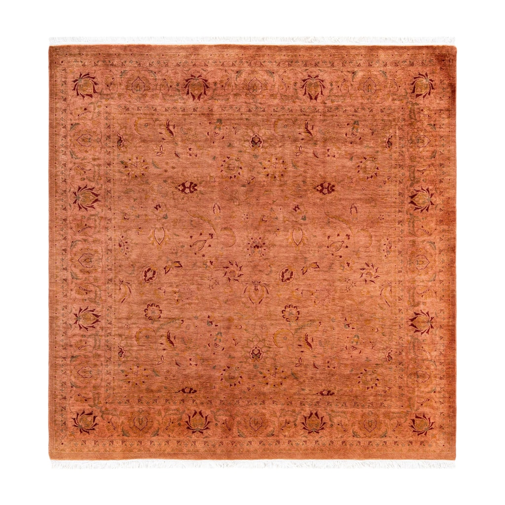 Overdyed One-of-a-Kind Hand-Knotted Area Rug - Pink - 6' 2" x 6' 3"