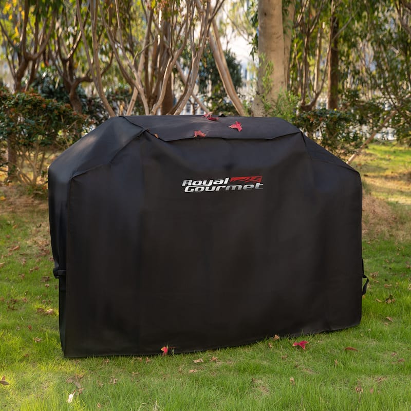 Royal Gourmet 66-in W x 26-in H Black Fits Most Cover