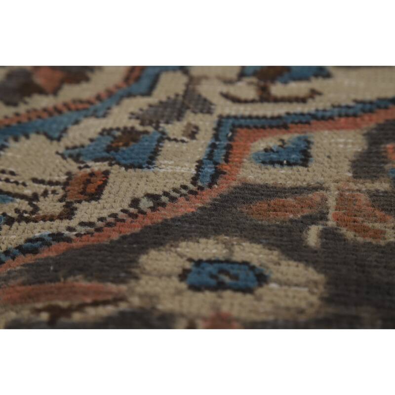 Tabriz Persian Vintage Area Rug Handmade Wool Carpet - 8'5" x 11'0"