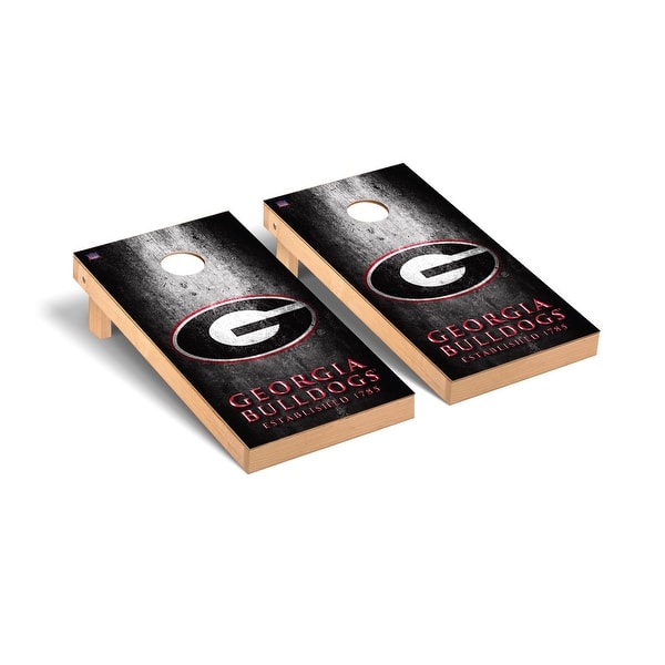slide 2 of 5, Georgia Bulldogs Cornhole Board Set - Metal Version