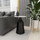 preview thumbnail 14 of 26, Iron Contemporary Accent Table 24 x 17 x 17