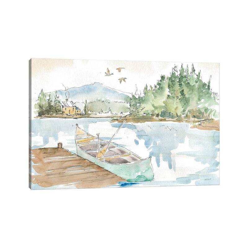 iCanvas "Lakehouse I" by Anne Tavoletti Canvas Print
