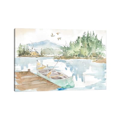 iCanvas "Lakehouse I" by Anne Tavoletti Canvas Print