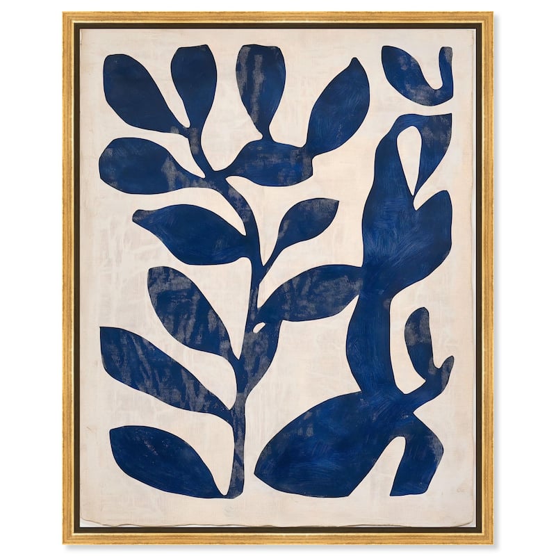 Skyleaf Echo II Canvas by Art Remedy - 30" x 36" - Gold