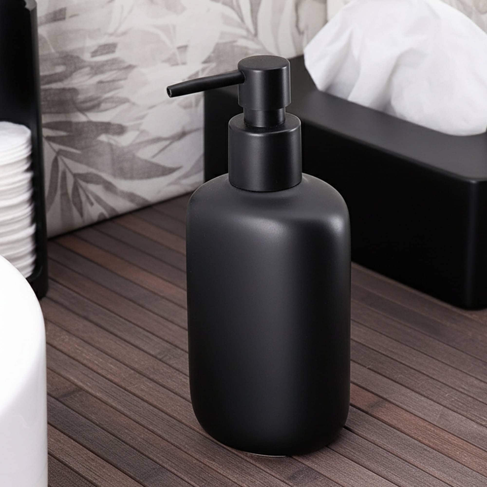Oval Soap Dispenser - 3.25 L x 2.25 W x 6.75 H