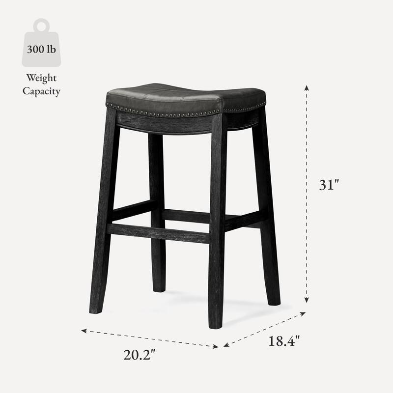 Maven Lane Sophia Saddle Kitchen Dining Stool