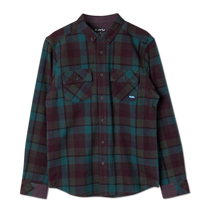 KAVU Men's Buffaroni Long-Sleeve Flannel Shirt - Walla Walla - L