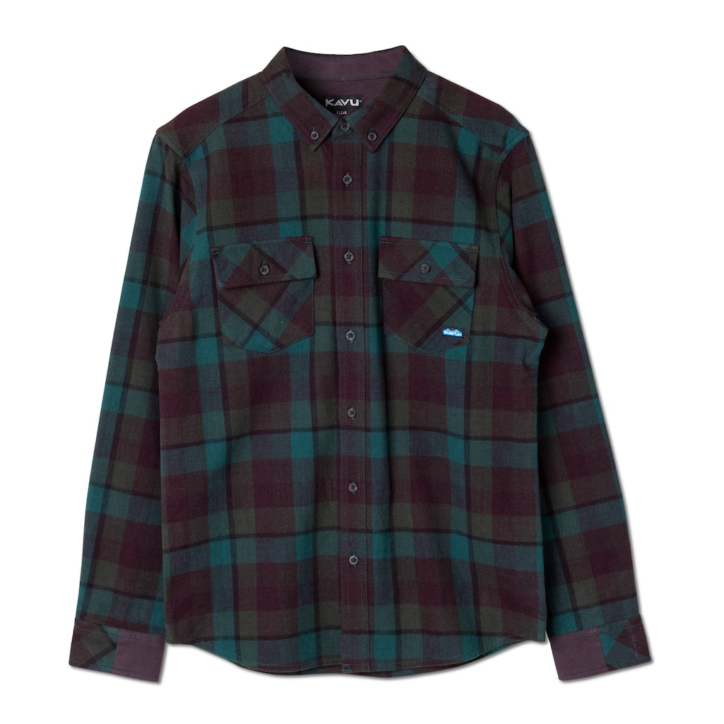 KAVU Men's Buffaroni Long-Sleeve Flannel Shirt