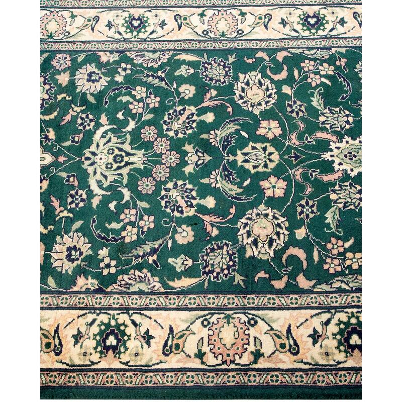 Traditional Oriental Green Runner