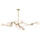 preview thumbnail 2 of 4, Minka Lavery 3749 Curven 16 Light 75" Long Abstract Linear Chandelier