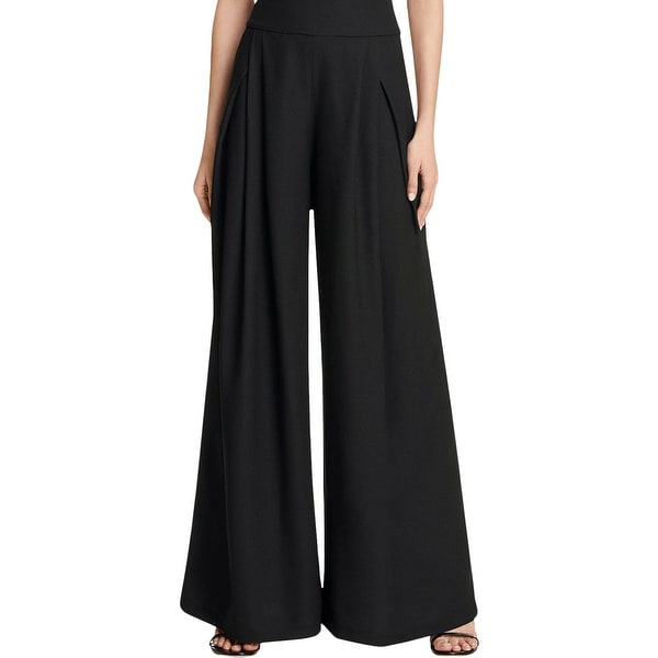 black palazzo pants high waisted