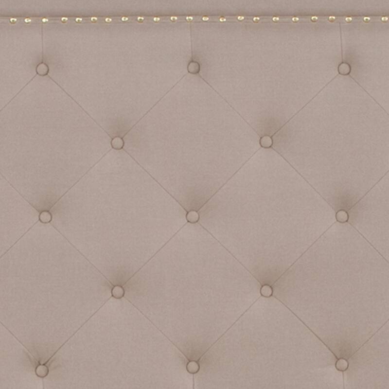Arched Tufted Upholstered Platform Bed