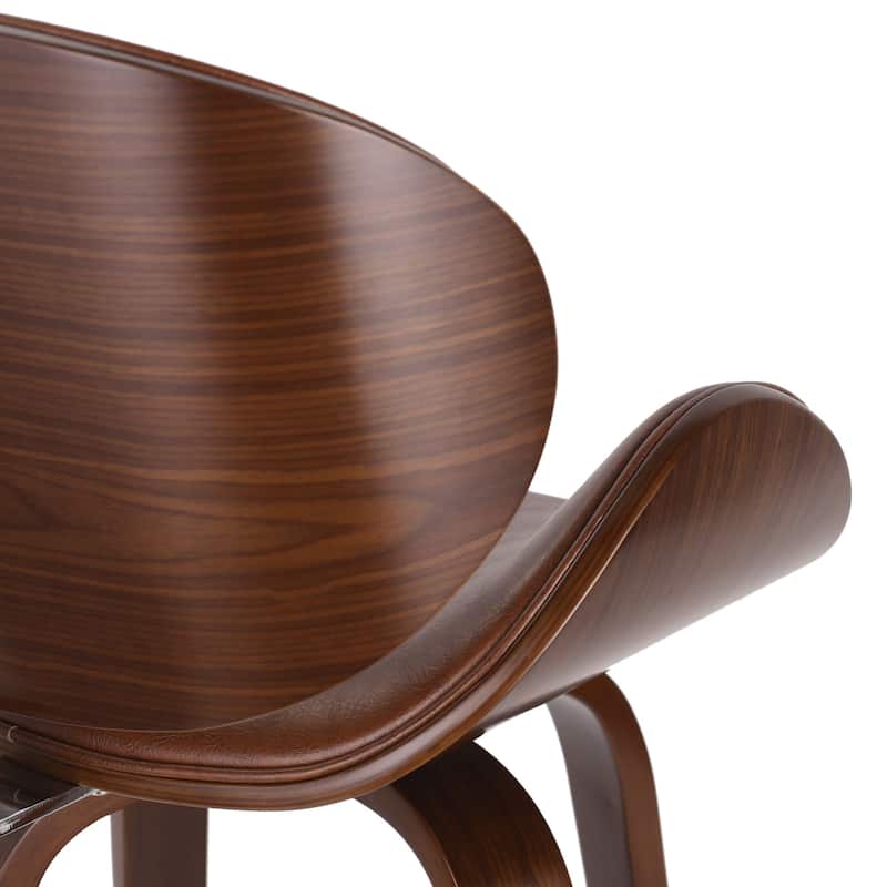 Modern Upholstered Swivel Barstool