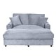 preview thumbnail 51 of 71, GDFStudio - Polyester 50.9" Loveseat Chaise Lounge Chair with Cup Holders