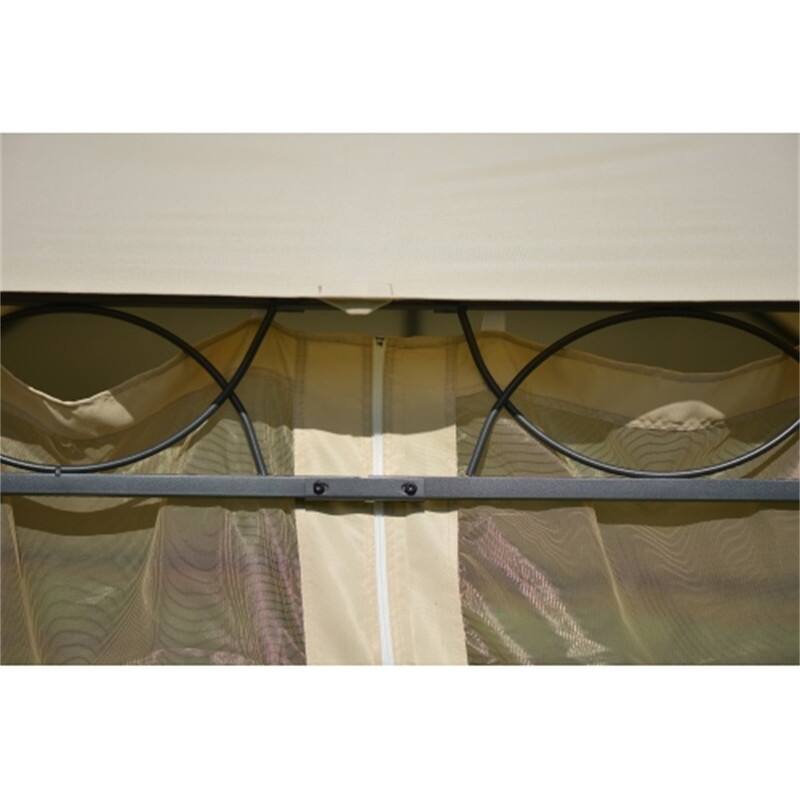 AOOLIVE Gazebo Tent Outdoor BBQ Gazebo Tent with UV Protection - Beige