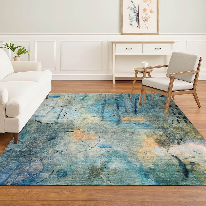 Premium Washable Super Soft Abstract Glam Mayfield Rug