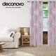 preview thumbnail 8 of 14, Flower Foil Printed Room Darkening Drapes for Girl's Bedroom 2 Panels