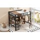 preview thumbnail 11 of 15, 4 in 1 Design Loft bed with Sturdy Metal Frame, Full Size