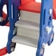 preview thumbnail 15 of 15, 5 in 1 Slide and Swing Playing Set with 2 Basketball Hoops, Football