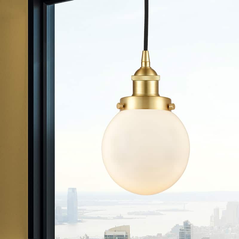 Innovations Lighting 616-1PH-10-6 Beacon Pendant Beacon 6" Wide Mini