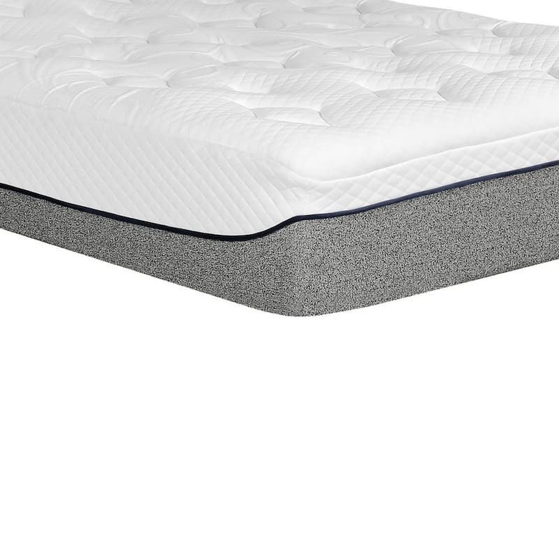 Bree 10 Inch Plush Twin Size Mattress with Cool Gel Foam, Aloe Vera Infused