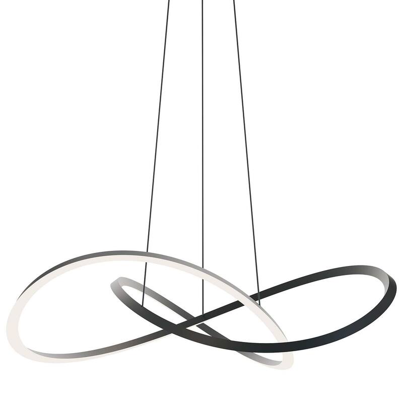AFX CLSP32LAJUD Celeste 32" Wide Suspension Pendant - Black