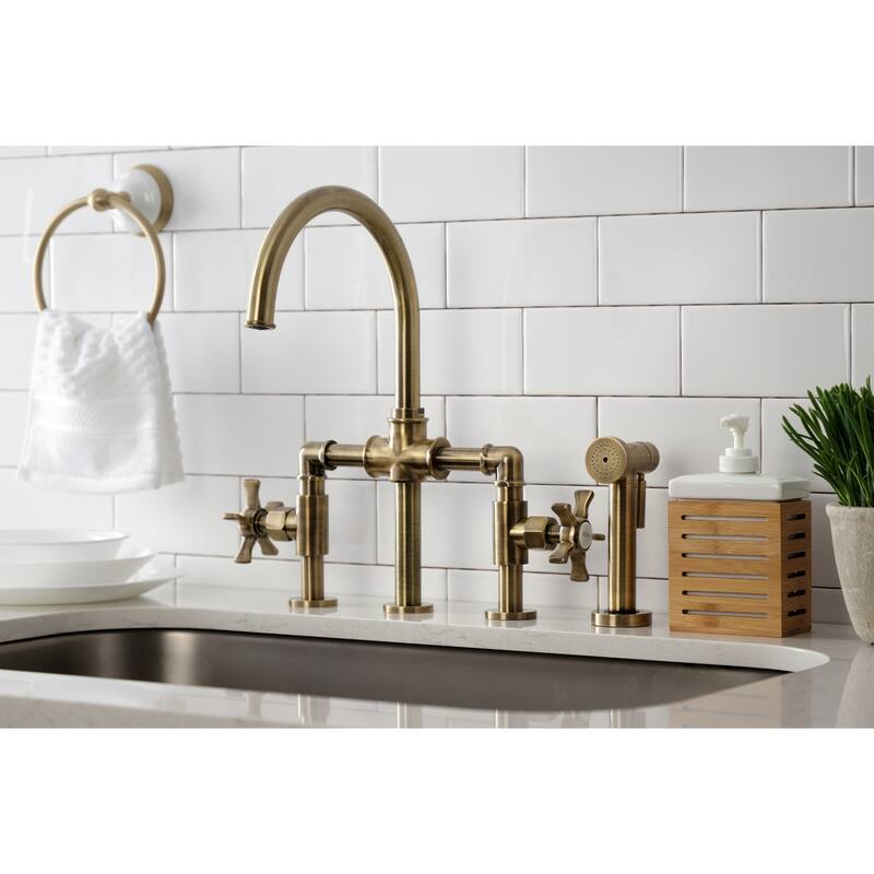 Kingston Brass Hamilton Bridge Kitchen Faucet