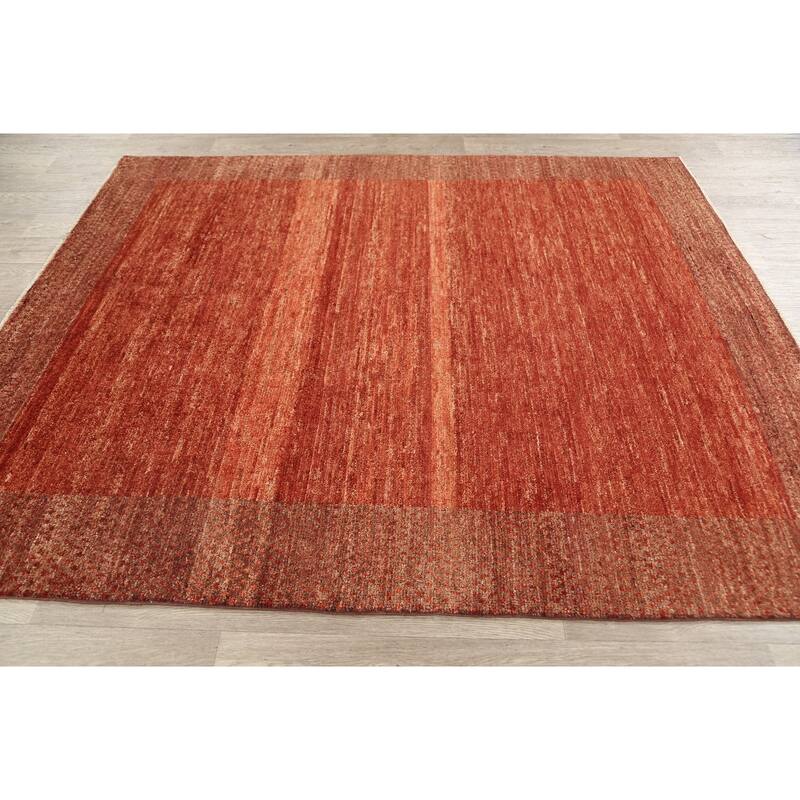 Gabbeh Kashkoli Oriental Wool Area Rug Handmade Modern Carpet - 5'9" x 7'1"