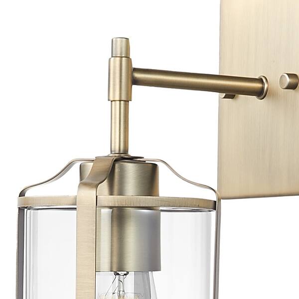 pics Brass Wall Sconce With Glass Shade globe