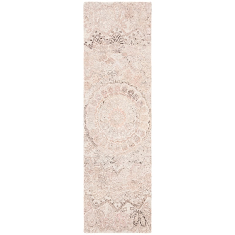 SAFAVIEH Handmade Marquee Genta Modern Medallion Wool Rug