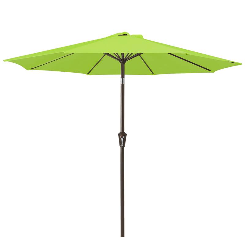 10ft Patio Market Umbrella with Crank & Tilt,UV-Risistant