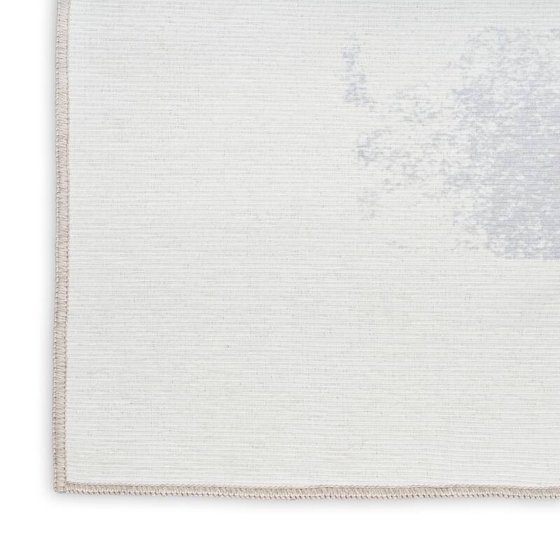 Nourison Washables Indoor Multicolored Abstract Area Rug