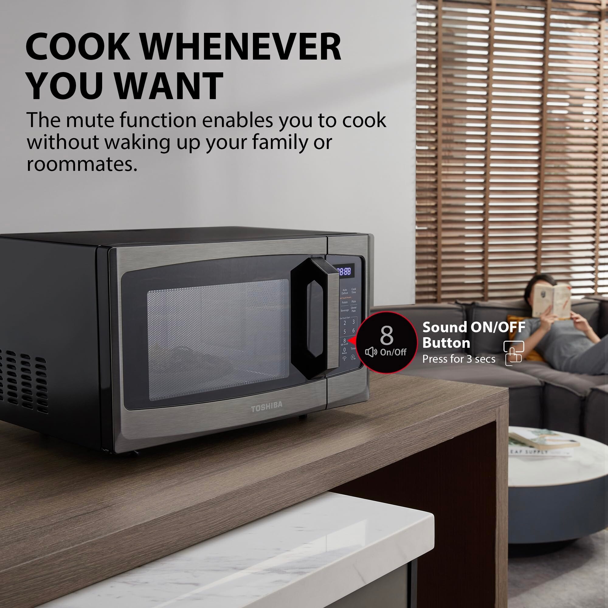 Voice activated microwave for the blind cheap
