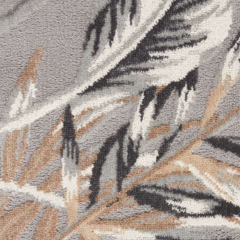 Nourison Pompeii Tropical Bordered Area Rug