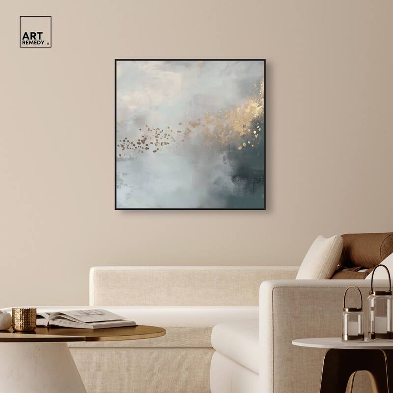 Silvered Hues and Gold I Canvas by Art Remedy