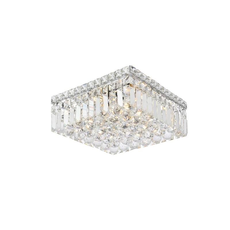 Somette Lausanne 4-light 12-inch Flush-Mount Chandelier - 12 Inch