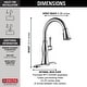 preview thumbnail 5 of 9, Delta Cassidy Pull-Down Kitchen Faucet with Magnetic Docking Spray
