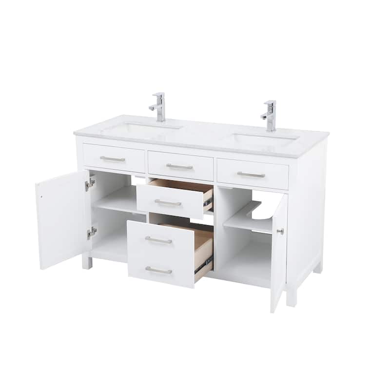 Prestige 54 - 72 Inch Double Bathroom Vanity