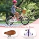 preview thumbnail 20 of 28, Gymax 16'' Kids Bike w/ Height Adjustable Handlebar Seat Basket Bell