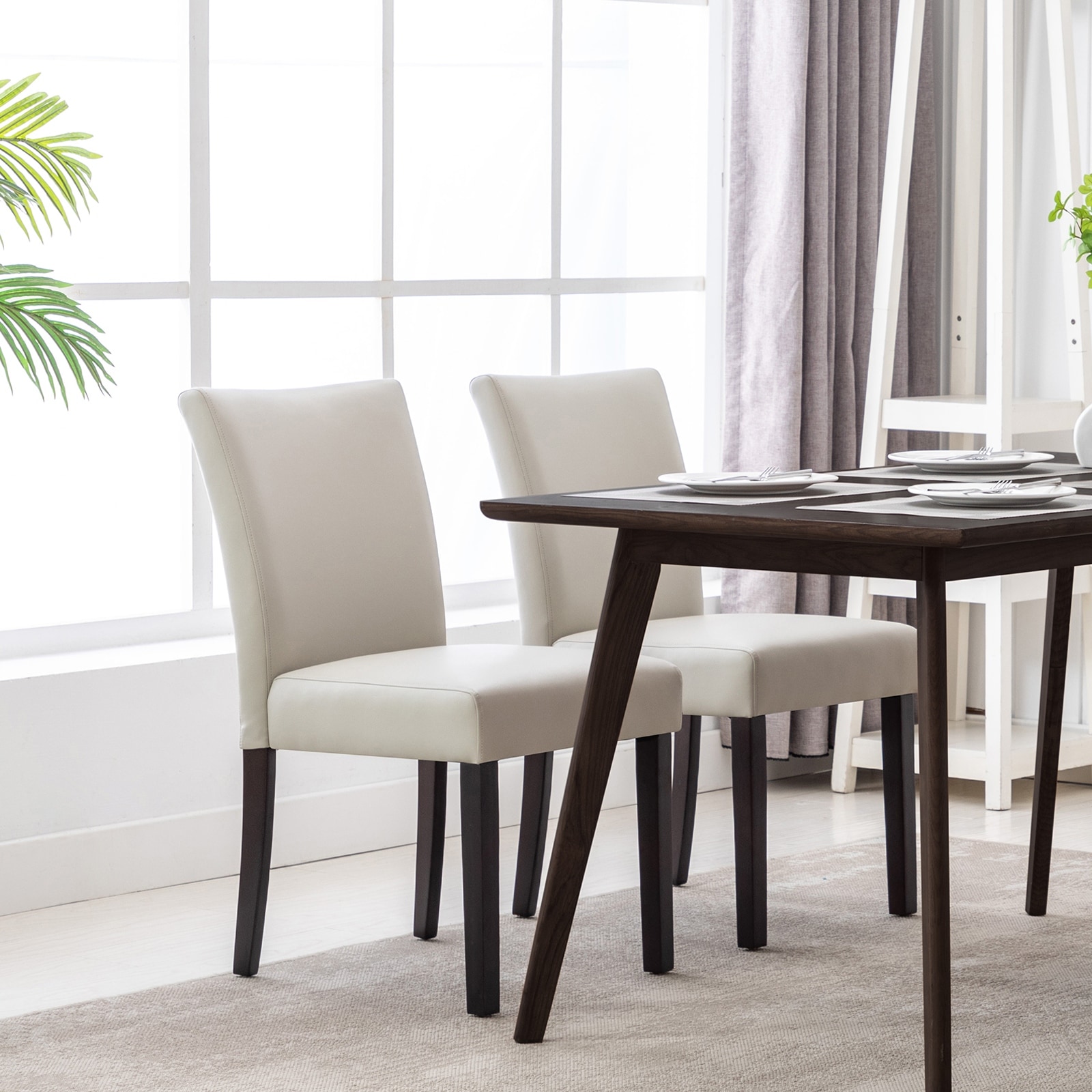 Spruce & Spring Alvin Upholstered Dining Chair Set of 2