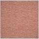 preview thumbnail 48 of 191, SAFAVIEH Courtyard Carolann Indoor/ Outdoor Waterproof Patio Backyard Rug 4' Square - Red/Beige