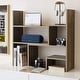 preview thumbnail 2 of 3, Yak About It Compact Adjustable Dorm Desk Bookshelf - Rustic
