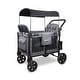 preview thumbnail 6 of 9, WonderFold W4 Elite Pro Quad Stroller Wagon Charcoal Gray