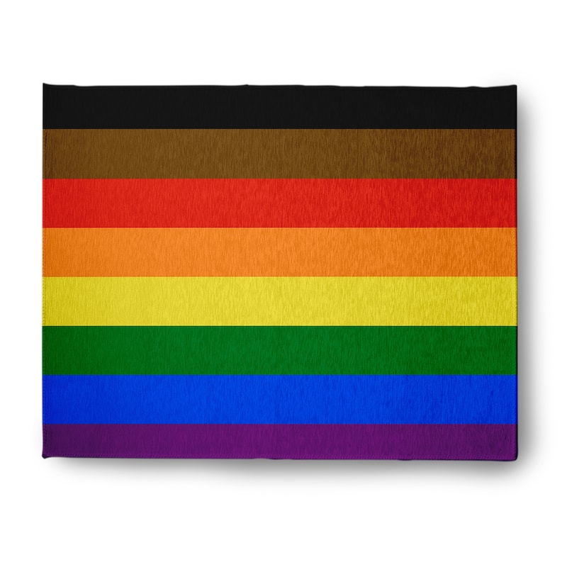 Inclusive Pride Chenille Rug - Inclusive Pride - 8' x 10'