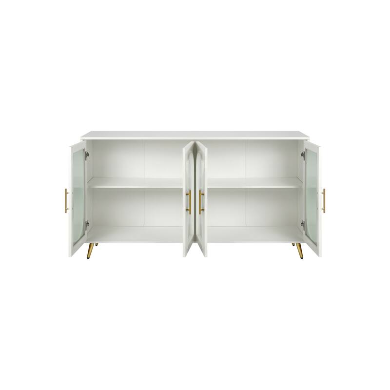 Storage Cabinets with Adjustable Shelves for 65 Inch