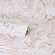preview thumbnail 2 of 4, InHome Blush Marble Swirl Peel & Stick Wallpaper