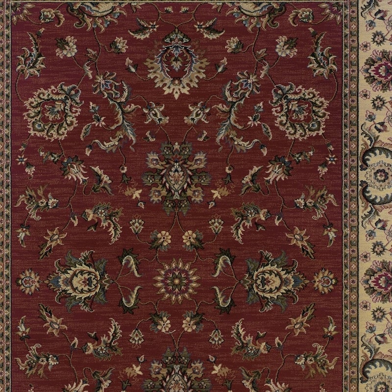 HomeRoots Oriental Traditional Square Area Rug