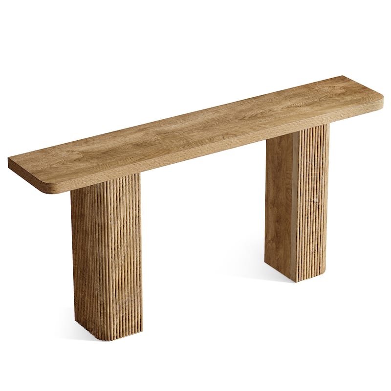 Farmhouse Console Table Behind Couch Sofa Table for Entryway