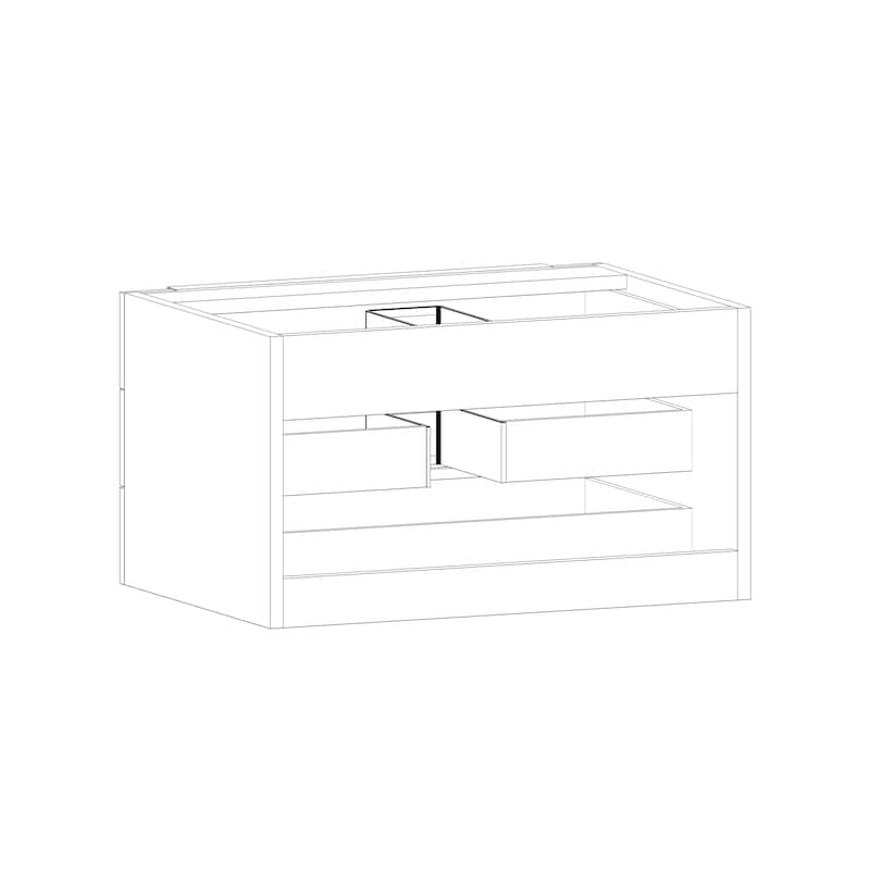 Noble 30" Wall Mounting Vanity with Reinforced Acrylic Sink